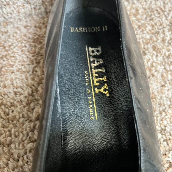 Bally Men\'s Black Patent Leather Dress Loafers